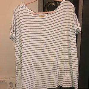 Striped piko shirt